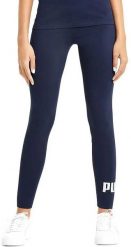 Legginsy treningowe damskie PUMA Ess Logo. Fioletowe legginsy damskie Puma, uniwersalny, bez wzorów, z dzianiny. Za 123.11 zł.