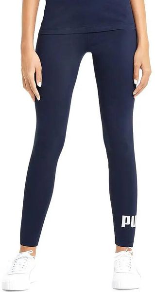 Legginsy treningowe damskie PUMA Ess Logo. Fioletowe legginsy damskie Puma, s, bez wzorów, z dzianiny. Za 123.11 zł.