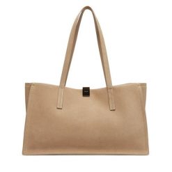 Torebka Calvin Klein. Brązowe torebki klasyczne damskie CALVIN KLEIN, bez wzorów, bez dodatków. Za 659.99 zł.