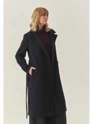 TATUUM Wełniany płaszcz w kolorze czarnym rozmiar: 38. Czarne płaszcze damskie Tatuum, bez wzorów, z tkaniny. Za 676.04 zł.