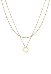 Elli Damski łańcuszek kulkowy ponadczasowy w srebrze próby 925 Sterling Silver Naszyjniki 1 ct. Szare naszyjniki damskie Elli, srebrne. Za 328.99 zł.