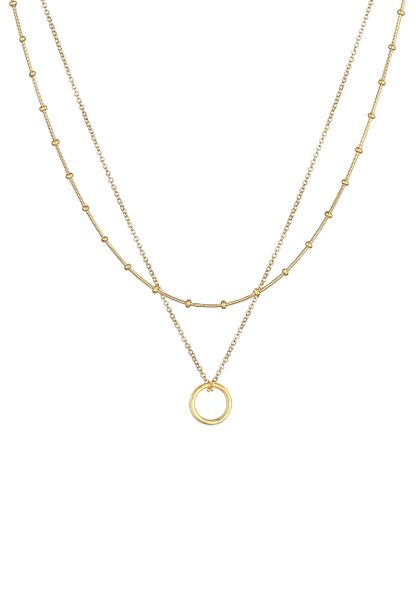 Elli Damski łańcuszek kulkowy ponadczasowy w srebrze próby 925 Sterling Silver Naszyjniki 1 ct. Szare naszyjniki damskie Elli, srebrne. Za 328.99 zł.