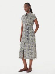 Marella Sukienka koszulowa Panino 2615221262 Kolorowy Regular Fit. Sukienki damskie Marella, bez wzorów, z bawełny, bez kołnierzyka, bez ramiączek, koszulowe. Za 749.99 zł.