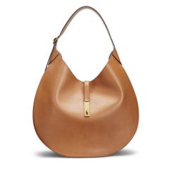 Torebka Polo Ralph Lauren. Brązowe torebki klasyczne damskie Polo Ralph Lauren, bez wzorów, bez dodatków. Za 2,099.00 zł.