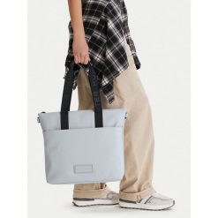 Torba Hunter. Szare torebki klasyczne damskie Hunter, bez wzorów, bez dodatków. Za 229.99 zł.