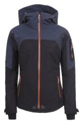 Kurtka damska Icepeak Dacono Shell. Czarne kurtki damskie ICEPEAK, xs, bez wzorów, z materiału, z kapturem. Za 169.00 zł.