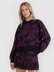 4F Bluza dresowa nierozpinana bez kaptura damska - multikolor M. Bluzy bez kaptura damskie 4f, m, z bawełny. W wyprzedaży za 99.99 zł.
