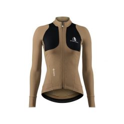 Kurtka damska Etxeondo Teknika Gore-Tex WindStopper. Brązowe kurtki damskie ETXEONDO, bez wzorów, z gore-texu, bez kaptura. Za 886.65 zł.
