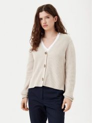 Marc O'Polo Kardigan B01605961069 Beżowy Regular Fit. Brązowe kardigany damskie Marc O´Polo, s, bez wzorów, z bawełny. Za 399.99 zł.