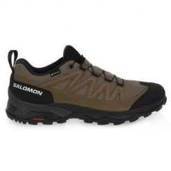 Buty do biegania męskie Salomon X Ward Leather Mid Gtx. Zielone obuwie do biegania damskie Salomon. Za 638.00 zł.