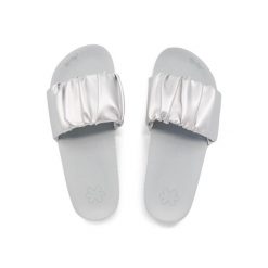 Klapki basenowe damskie Flip Flop Pool Gentle. Szare klapki damskie Flip Flop, bez wzorów, bez obcasa. Za 91.00 zł.