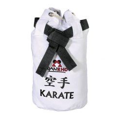 Płócienna torba do karate Danrho Dojo Line. Białe torebki dziecięce DANRHO. Za 131.50 zł.