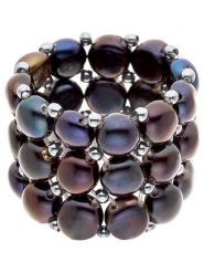 ATELIERS SAINT GERMAIN Pierścionek perłowy rozmiar: onesize. Czarne pierścionki damskie ATELIERS SAINT GERMAIN, z perłą. Za 152.26 zł.