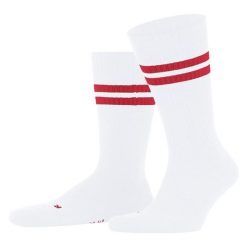 Skarpety Falke Dynamic. Białe skarpetki męskie Falke, bez wzorów, z bawełny. Za 123.00 zł.