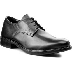 Półbuty GEOX - U Carnaby D U52W1D 00043 C9999 Czarny. Czarne buty wizytowe męskie Geox, z materiału, bez zapięcia. Za 419.00 zł.