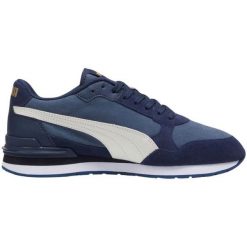Buty Puma St Runner v4 Sd 399665 05 niebieskie. Niebieskie buty sportowe na co dzień męskie z gumy, bez zapięcia. Za 372.50 zł.