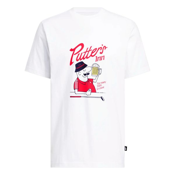 T-shirt adidas Elevated Chip. Białe t-shirty męskie Adidas, l, bez wzorów, z materiału, bez kołnierzyka. Za 226.00 zł.