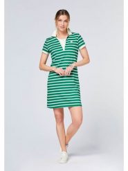 Polo Sylt Sukienka polo w kolorze zielonym rozmiar: L. Zielone sukienki damskie Polo Sylt, na co dzień, l, bez wzorów, z bawełny, bez kołnierzyka, bez ramiączek, mini, proste. Za 109.52 zł.