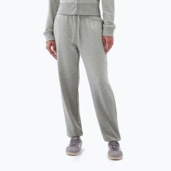 Spodnie damskie GAP French Logo Jogger. Szare spodnie dresowe damskie GAP, bez wzorów. Za 129.99 zł.