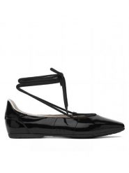 Patrizia Pepe Baleriny 8Z0123/L125-K182 Czarny. Czarne baleriny damskie Patrizia Pepe, bez wzorów, ze skóry, bez obcasa. Za 1,059.00 zł.