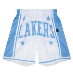 Szorty Los Angeles Lakers NBA Blown Out Fashion. Białe szorty damskie Mitchell & Ness, bez wzorów, sportowe. Za 330.50 zł.