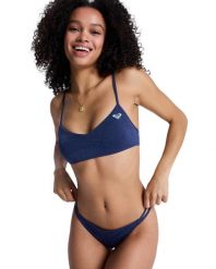 Bikini dwuczęściowe damskie ROXY SHINE. Niebieskie bikini damskie Roxy, bez wzorów. Za 299.99 zł.