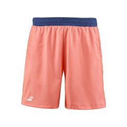 Spodenki tenisowe męskie Babolat Play Short Men fluo L. Brązowe szorty męskie BABOLAT, bez wzorów, sportowe. Za 149.99 zł.