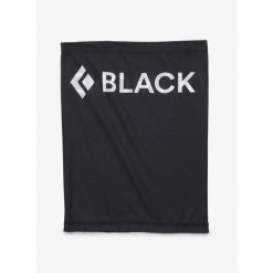 Komin na szyję Black Diamond BD Gaiter - black wordmark. Czarne szaliki i kominy damskie Black Diamond, bez wzorów. Za 66.99 zł.