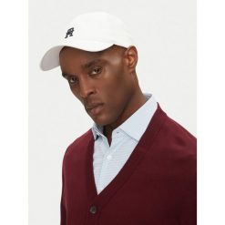 Czapka z daszkiem Tommy Hilfiger. Białe czapki męskie Tommy Hilfiger, bez wzorów. Za 129.99 zł.