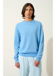 AUTHENTIC CASHMERE Kaszmirowy sweter "Aigliére" w kolorze błękitnym rozmiar: M. Niebieskie swetry męskie AUTHENTIC CASHMERE, m, bez wzorów, z kaszmiru, bez kołnierzyka. Za 367.99 zł.