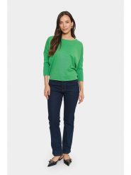 SAINT TROPEZ Sweter w kolorze zielonym rozmiar: L. Zielone swetry klasyczne damskie Saint Tropez, l, bez kołnierzyka. Za 69.99 zł.