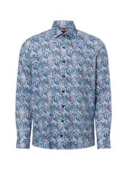 Finshley & Harding koszula biznesowa Mężczyźni Slim Fit Bawełna wielokolorowy|niebieski|różowy, 41. Czerwone koszule męskie Finshley & Harding, m, bez wzorów, z bawełny, bez kołnierzyka, bez ramiączek. Za 199.95 zł.