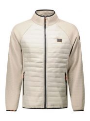 Canadian Peak Kurtka polarowa "Trabouleak" w kolorze beżowym rozmiar: S. Brązowe kurtki męskie Canadian Peak, s, bez wzorów, z polaru, bez kaptura. Za 148.26 zł.