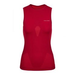 Damski tank top Falke Warm. Czerwone topy sportowe damskie Falke, xs, bez wzorów, z elastanu, bez ramiączek. Za 315.50 zł.