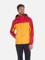 Marmot Kurtka przeciwdeszczowa w kolorze żółto-czerwonym rozmiar: S. Czerwone kurtki outdoor męskie Marmot, s, bez wzorów, bez kaptura. Za 173.99 zł.