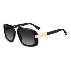 Okulary przeciwsłoneczne męskie DSQUARED2 D2 0178/S 807 Rozmiar 57 mm. Czarne okulary przeciwsłoneczne męskie Dsquared. W wyprzedaży za 1,167.65 zł.