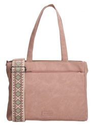 Beagles Shopper bag "Malaga" w kolorze jasnoróżowym - 31 x 24,5 x 10 cm rozmiar: onesize. Różowe shopper bag damskie Beagles, bez wzorów, z materiału, na ramię, małe, bez dodatków. Za 95.99 zł.