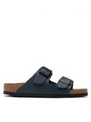 Birkenstock Klapki Arizona Bs 0051153 Granatowy. Niebieskie klapki damskie Birkenstock, bez wzorów, ze skóry, bez obcasa. Za 379.99 zł.