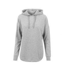 Damska bluza oversize z kapturem Build Your Brand. Szare bluzy z kapturem damskie BUILD YOUR BRAND, xl, z dresówki. Za 160.00 zł.