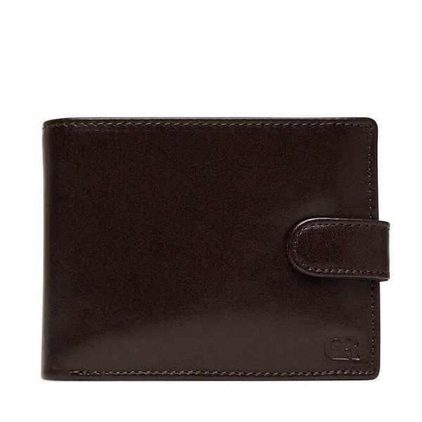 Portfel GINO ROSSI. Brązowe portfele męskie Gino Rossi, bez wzorów. Za 129.99 zł.