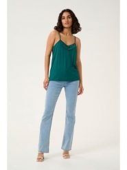 Cream Top w kolorze turkusowym rozmiar: L. Zielone topy damskie Cream, l, bez wzorów, z koronki, bez kołnierzyka. Za 72.95 zł.