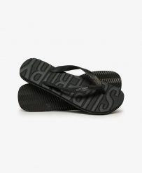 Superdry Core Logo Klapki z gumy – Black. Czarne klapki i japonki męskie Superdry., z gumy. Za 87.60 zł.
