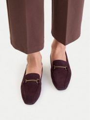 Lasocki Lordsy CEO-RST-ROMI-83 Bordowy. Czerwone mokasyny damskie Lasocki, ze skóry. Za 199.99 zł.