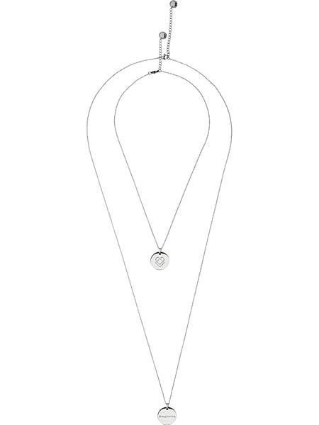 Liebeskind Naszyjnik z zawieszkami - dł. 45 cm rozmiar: onesize. Szare naszyjniki damskie Liebeskind, ze stali. Za 157.35 zł.