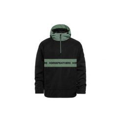 Kurtka Horsefeathers Gordie (czarna/Iceberg Green). Czarne kurtki męskie Horsefeathers, m, bez wzorów, bez kaptura, snowboardowy. Za 695.99 zł.