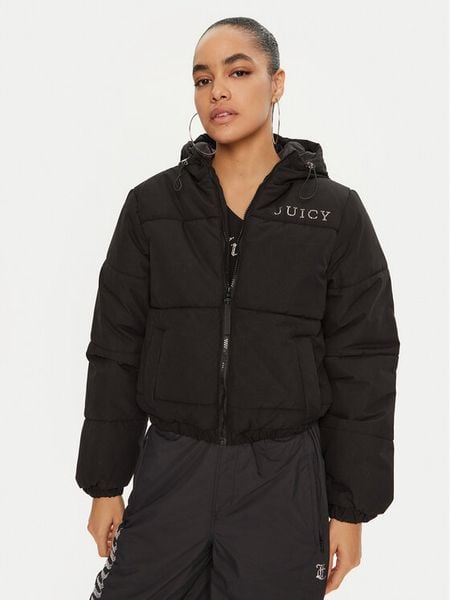 Juicy Couture Kurtka zimowa Margie JCOIJ224553 Czarny Regular Fit. Czarne kurtki damskie Juicy Couture, na zimę, m, bez wzorów, z syntetyku, bez kaptura. Za 489.99 zł.