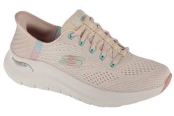 Buty sportowe damskie, Slip-Ins: Arch Fit 2.0 - Easy Chic. Białe buty sportowe na co dzień damskie Skechers, bez wzorów, z materiału, na fitness i siłownię. Za 538.15 zł.
