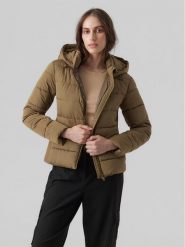 Vero Moda Kurtka zimowa 10289837 Khaki Regular Fit. Brązowe kurtki damskie Vero Moda, na zimę, xs, bez wzorów, z syntetyku, bez kaptura. Za 219.99 zł.