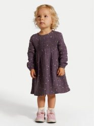 Coccodrillo Sukienka codzienna ZC4128102PGN Fioletowy Regular Fit. Fioletowe sukienki dziewczęce COCCODRILLO, bez wzorów, z bawełny, bez ramiączek. Za 69.99 zł.