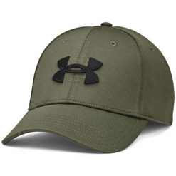 Czapka Under Armour Blitzing. Czarne czapki męskie Under Armour, bez wzorów, z materiału. Za 127.95 zł.